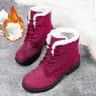 Flat Boots For Women Platform Ladies Shoes Plush Keep Warm Boots Cozy Winter Shoes Women 6