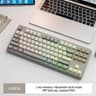 Wireless Keyboard Gaming Dual Mode Bluetooth Keyboard With Rainbow Light RGB PBT Ballcaps Silent Of 11