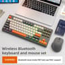 Wireless Keyboard Gaming Dual Mode Bluetooth Keyboard With Rainbow Light RGB PBT Ballcaps Silent Of 12