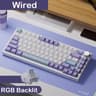 Compact Layout Pro Mechanical Keyboard RGB Lighting Hot Swappable Switches Wireless Wired Bluetooth