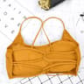 Thin Shoulder Strap Workout Bra Wireless Removable Padded Yoga Bra For Women 11