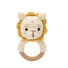 Wooden Lemon Rattle Baby Teether Rodent Newborn Rattle Teether Gifts Toys Baby Crochet Lemon Rattle 8