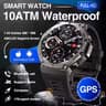 2025 Military Smartwatch For Men  Bluetooth Calling GPS Compass  10ATM Waterproof 6
