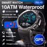 2025 Military Smartwatch For Men  Bluetooth Calling GPS Compass  10ATM Waterproof 8