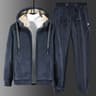 Men Cashmere Tracksuit Set  Luxury Warm Hoodie  Jogger Combo 4