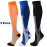 Graduated Compression Socks 30 MmHg  3 Pack For Varicose Veins Sports  Travel Comfort 18