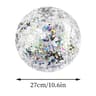 Clear Glitter Inflatable Beach Ball Sequins Pool Party Ball For Summer Fun 9