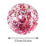 Clear Glitter Inflatable Beach Ball Sequins Pool Party Ball For Summer Fun 1