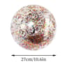 Clear Glitter Inflatable Beach Ball Sequins Pool Party Ball For Summer Fun 11
