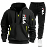 Men Sportswear Zip Hoodie And Sweatpants Jogging Outfit 14