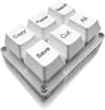 One Handed OSU Keypad 6 Keys Copy Paste Search Save Cut Keyboard Programmable Mechanical Shortcut M 6