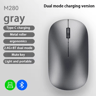 Type C Rechargeable Wireless Silent Click Ergonomic Mouse For Laptop Office  Portable Use 10
