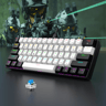 Mini Mechanical Gaming Keyboard For PC  Mac Compact Travel Keyboard With Backlit Keys 4