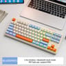 Dual Mode Wireless Gaming Keyboard With RGB Backlight  Durable PBT Keycaps 6
