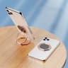 Rotating Foldable Phone Ring Holder Stand For Car And Desk Use 9