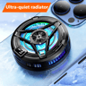 Magnetic Phone Cooler With Digital Display Fast Cooling Clip On Cooling Fan For IPhone  Android 5