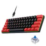 Compact Wired Mechanical Keyboard With Color Backlit Keys For Gaming  Typing 5