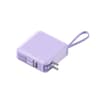 Power Bank With Built In Cable  AC Plug Fast Charging Portable Phone Charger 5