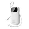 Portable Power Bank With Built In Retractable USB C  Lightning Cables 3