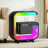 White Noise Machine Bluetooth Speaker Alarm Clock With Ambient Night Light 0