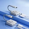 Plextone USB C Headphone Adapter With 60W Fast Charging And Stereo Audio 0