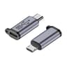 Aluminum Micro USB Adapter To Mini USB OTG Converter For Phones Tablets  Cameras 7