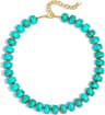 Boho Beaded Necklace For Women Chunky Gemstone Statement Bead Summer Jewelry Gift 3