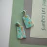 Abstract Marble Polymer Clay Statement Earrings Colorful Geometric Dangle Earrings For Women 0