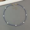 Colorful Beaded Choker Necklace With Irregular Pearl Accents For Women 8