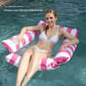 Premium Water Hammock Inflatable Pool Float Foldable Floating Pool Lounge For Relaxing  Summer Fun 3