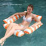 Premium Water Hammock Inflatable Pool Float Foldable Floating Pool Lounge For Relaxing  Summer Fun 4