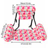 Premium Pool Float Chair With Fabric Cover Adjustable Water Hammock Lounge For Pool  Beach 2