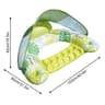 Inflatable Pool Float With Canopy  Cup Holder Adult Pool Lounge Chair For Beach  Lake Relaxation 1