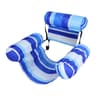 Luxury Inflatable Pool Float Floating Hammock Lounge Chair With Backrest 5