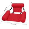 Foldable Water Hammock Inflatable Pool Lounger Floating Recliner For Pool  Beach 7