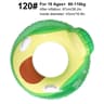 Fruit Splash Pool Lounger Adult Pool Float Inflatable Swim Ring With Easy Grip Handles 2