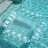 Foldable Inflatable Water Hammock Pool Float Lounge Chair With Backrest For Pool  Beach Relaxation 3