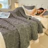 Luxury Sherpa Fleece Blanket Soft Thermal Blanket For Bed Couch  Sofa Warm Cozy Throw 2