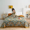Nordic Cotton Gauze Throw Blanket Soft Boho Sofa  Bedspread For All Season Comfort 1