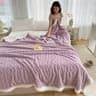Cozy Double Sided Sherpa Blanket  Flannel Throw Blanket Ultra Soft Warm Fleece Bed Blanket 3