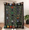 Old School RuneScape Maxed Blanket Soft Gaming Fleece Throw For Sofa Bed  Game Room 7