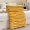Soft Fleece Plaid Throw Blanket Cozy Bedspread  Travel Blanket For Sofa Bed  Winter Comfort 1