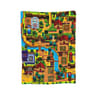 Stardew Valley Town Map Flannel Throw Blanket Ultra Soft Gaming Blanket For Bed Sofa  Travel 3
