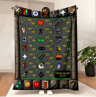 Luxury Money Print Blanket Soft Flannel Throw Blanket For Sofa Bed  Funny Dollar Gift 4