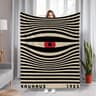 Bauhaus Throw Blanket Vintage Abstract Art Flannel Throw For Modern Home Decor 4