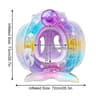 Rainbow Mermaid Pool Float With Steering Wheel Glitter Inflatable Pool Seat For Kids Summer Fun 3