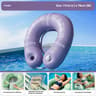 Inflatable Floating Platform Water Lounge Thick PVC Floating Water Bed For Lake Pool  Camping 3