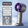 Portable Handheld Fan With Digital Power Display Speed Rechargeable Personal Cooling Fan 3