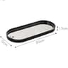 Glass Mirror Decorative Storage Tray For Makeup Dessert Plate Jewelry Necklace Bracelet Table Perfum