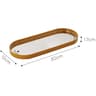 Glass Mirror Decorative Storage Tray For Makeup Dessert Plate Jewelry Necklace Bracelet Table Perfum